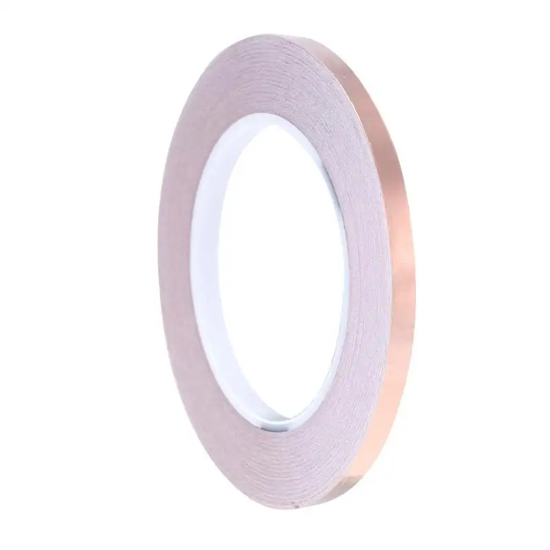 

30 Meters Single Side Conductive Copper Foil Tape Strip Adhesive EMI Shielding Heat Resist Tape 7mm