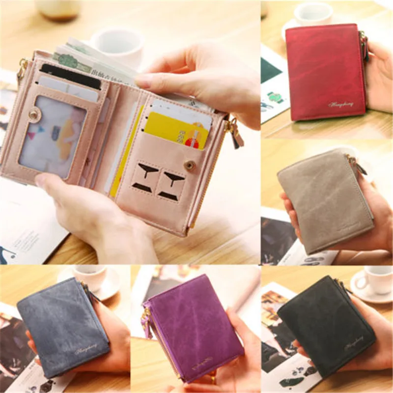 

Ladies Fashion PU Leather Purse Button Clutch Skull Wallet Short Bag Women's UK Casual Letter Organizer Wallet