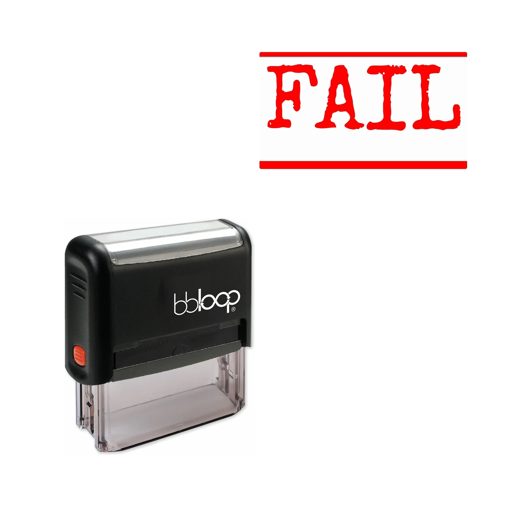 Bbloop 'FAIL' самостоятельная печать офиса прямоугольный стиль пишущей