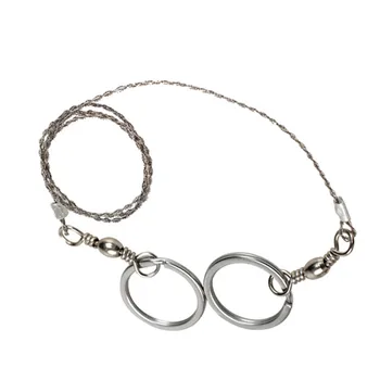 

Survival Wire Saw Stainless Steel Outdoor Practical Hand Chain Emergency Portable Durable Fretsaw Camping Hunting Gear Tools