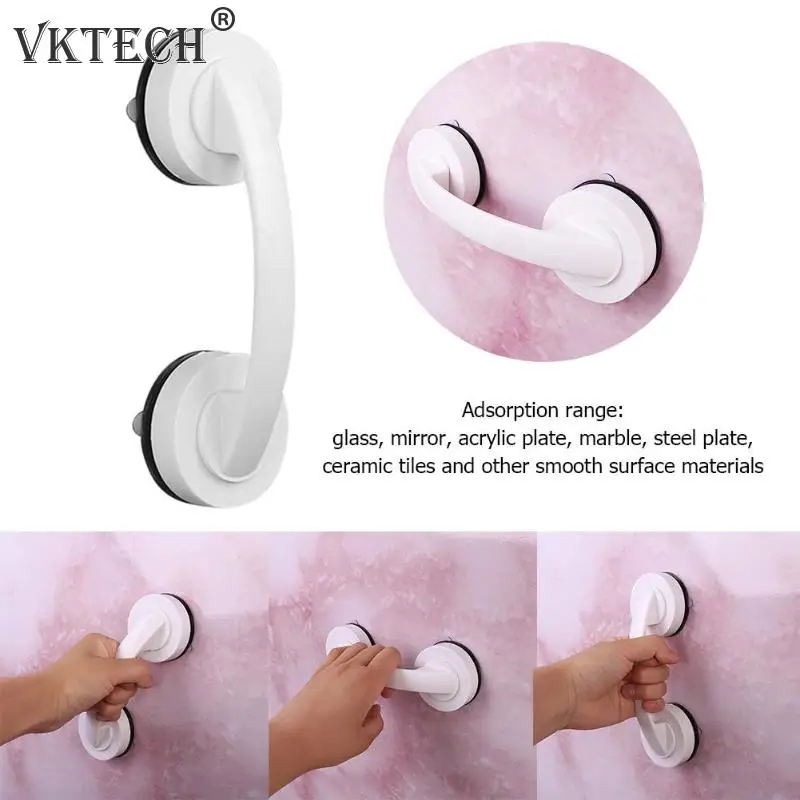 Strong Sucker Wall Mounted Glass Door Grab Handle Bathroom Sliding Door Handrail for Elderly Safety Bath Accessories Strong Sucker Wall Mounted Glass Door Grab Handle Bathroom Sliding Door Handrail for Elderly Safety Bath Accessories