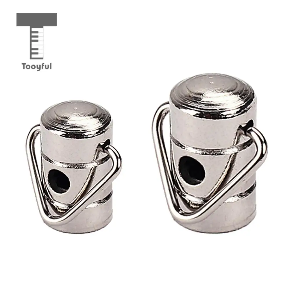 Tooyful 2 Pieces Large Size Banjo Strap Hooks Replacement for Banjo Guitar Partsin Guitar Parts