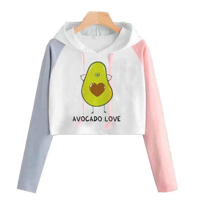 Забавная рубашка с авокадо Vegan Женская Футболка Harajuku Kawaii футболка одежда Топы