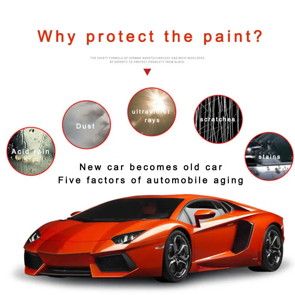  Automotive Car Coating Spray Nano Coating Agent Decontamination Glazing for Car Paint Polishing Too