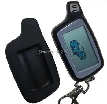 X5 ЖК-дисплей дистанционный пульт брелок-контроллер цепи + силиконовый чехол для русской версии 2-пути Tomahawk X5 двухстороннее автомобиль сигна...