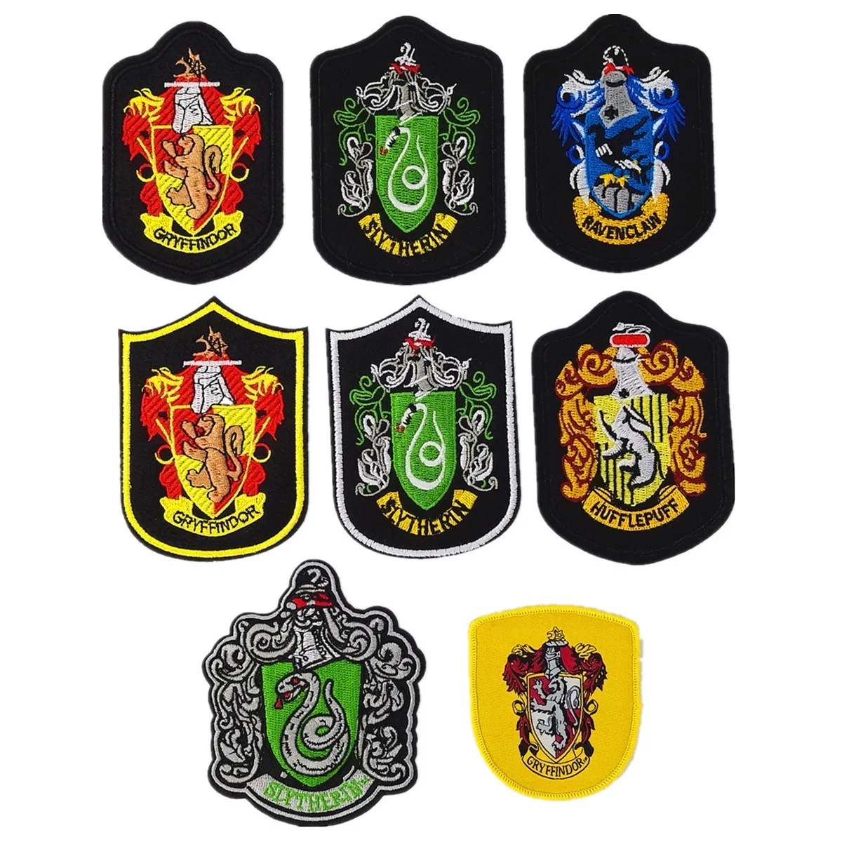 

PGY COSPLAY Harry Potter shcool patches sew-on Gryffindor Slytherin, Ravenclaw Hufflepuff patches for coat jacket Parches
