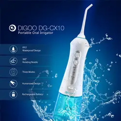 Новый Digoo DG-CX10 3 режима USB Ирригатор для полости рта Зубная водная струя уход за зубами IPX7 Водонепроницаемый воды Flosser зуб SPA очиститель
