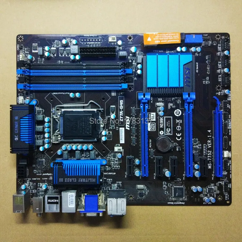 

MSI Z77A-G45 DDR3 LGA 1155 support I3 I5 I7 CPU 32GB USB3.0 SATA3 desktop motherboard tested working