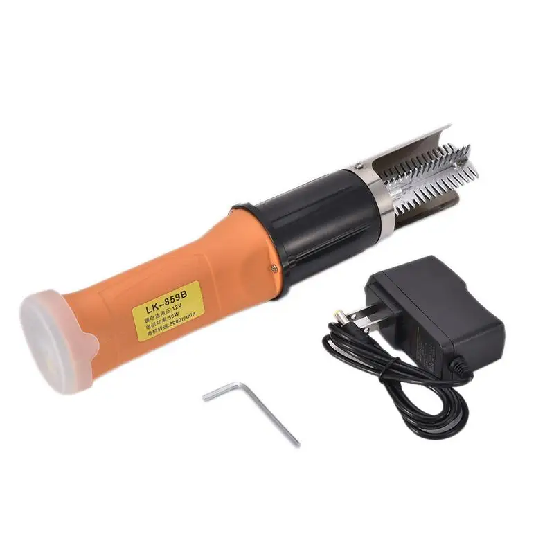

Electric Fish Scaler Rechargeable 12V Lithium Battery Stainless Steel Scraper Fish Scale Electric Scaler With Batteries