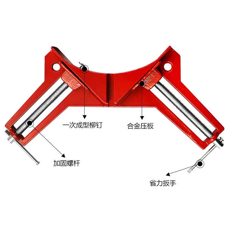 

90 Degrees Right Angle Clamp Mitre Structure Clamps Corner Clamp Picture Holder Clamp For Woodworking Tool