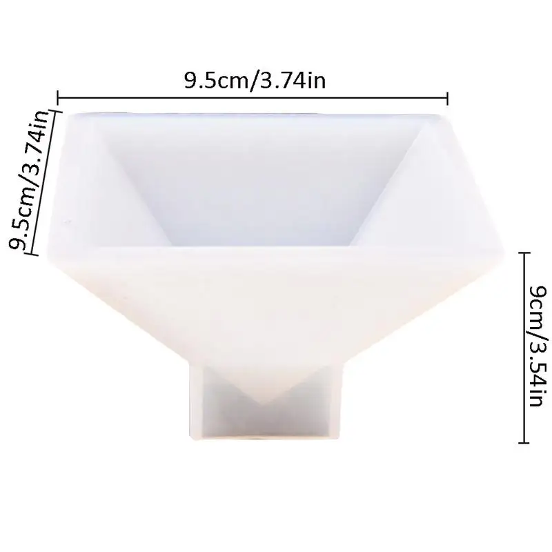 Кристалл эпоксидная Пирамида силиконовые формы полировка DIY ручной работы ювелирные изделия смолы сухой цветок украшения модель# AW