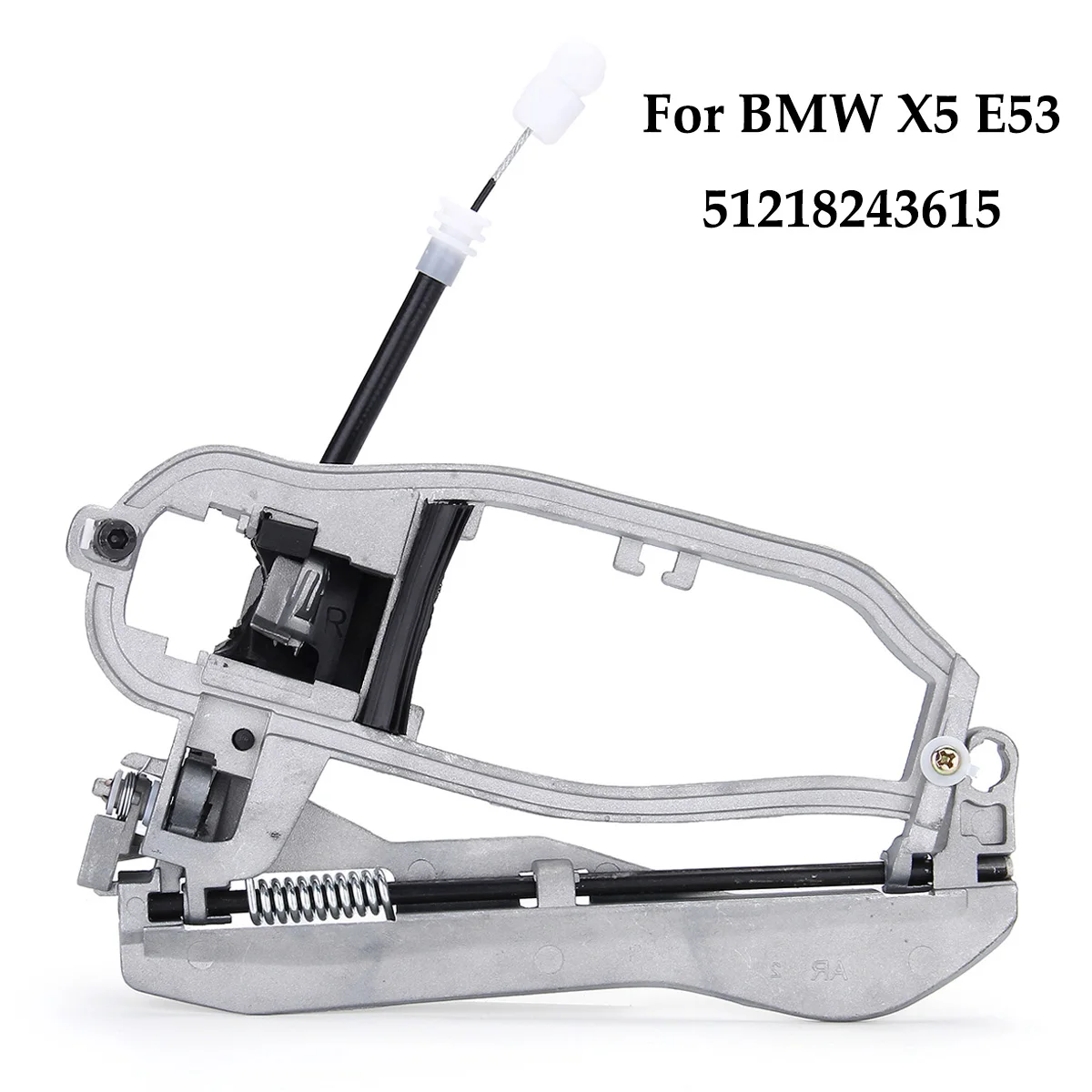

Car Front Left Exterior Door Handle Carrier For BMW X5 E53 2000-2006 51218243615
