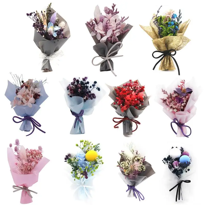 

Trendy Simulation Mini Bouquet Handmade Long-term Preservation Valentine's Day Mother's Day Party Birthday Gift