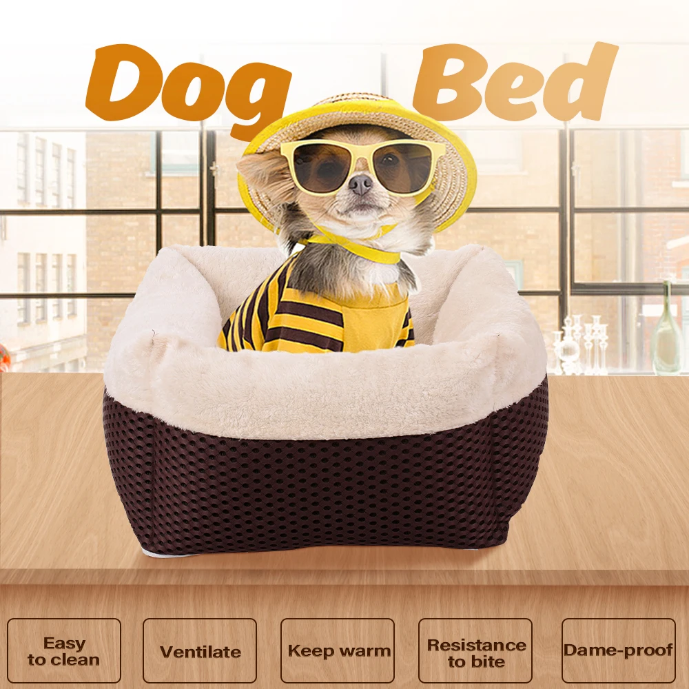

Dog Bed Pet Bed Sofa PP Cotton Pet Mat Removable warmth and comfort Washable Cover for Dog Cage House Floor