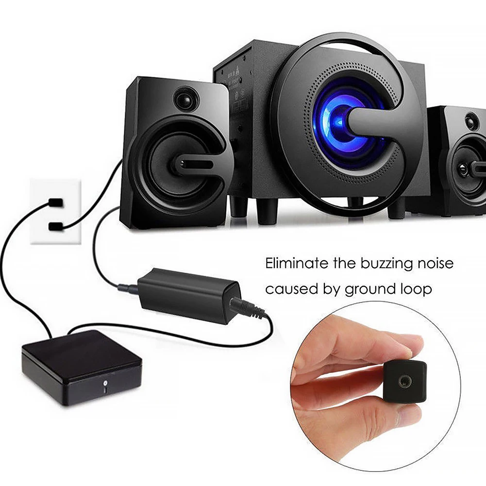 

Car Speaker Ground Loop Noise Isolator Buzzing Noise Filter Stereo Suppressor