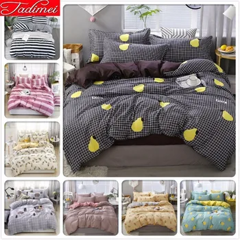 

Adult Kids Child Soft Cotton Bed Linen Duvet Cover Sheet Pillowcase Bedding Set Single Full Twin Queen King Big Size Bedspreads