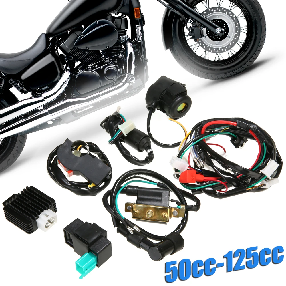 1 комплект 50cc 125cc жгут проводов ткацкий станок Электромагнитный катушка