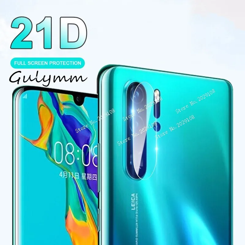 Защитное стекло для камеры 2 шт. Huawei P30 P20 Pro Lite Nova 4e 3i 4 Y9 P Smart 2019 21D|Защитные стёкла и