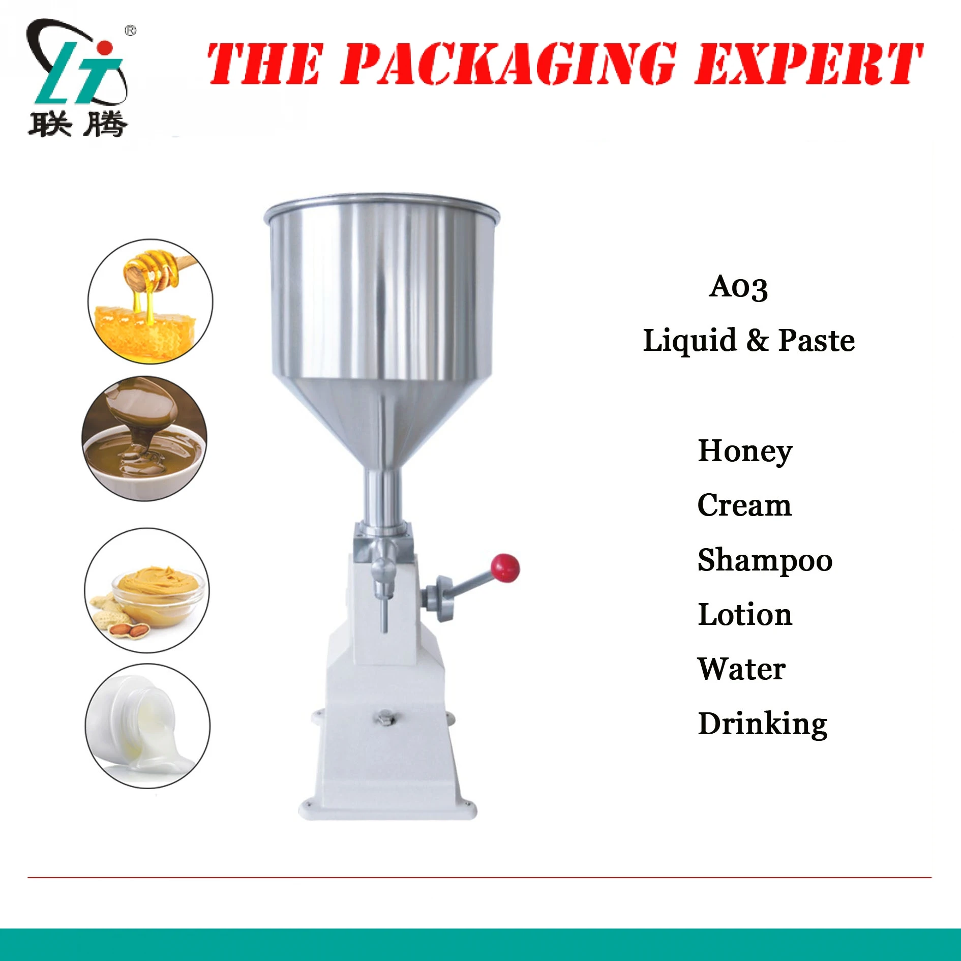 

Manual Paste Filling Machine Liquid Cream Shampoo Lotion Bottle Vial Filler Sauce Jam Nial Polish 50ml Water Fill Free Shipping