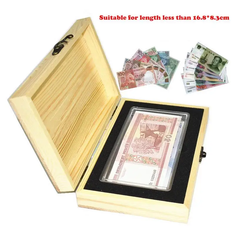 Горячие банкноты фото письмо коллекция коробка деревянная квадратная коробка резьба китайский персонаж коллекция Универсальный