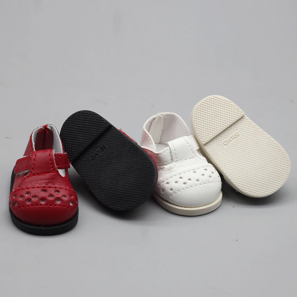 Doll Shoes Doll Accessories 1Pair Hot Dolls shoes For 1/4 16 inch salon baby shoes 6.5*2.8cm
