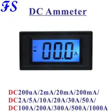 Ampèremètre numérique LCD, testeur de panneau d'ampli, YB5135D, DC 200uA 200mA 20A 50A 100A 200A 300A 500A 1000A