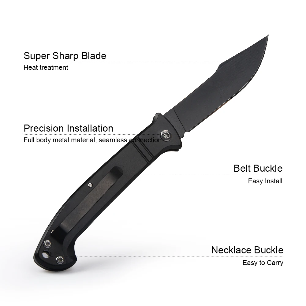 JelBo черный/серебристый складной карманный нож Karambit лезвие из нержавеющей стали