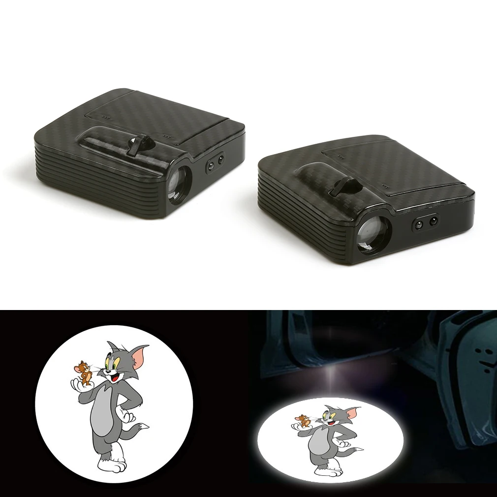 

Wireless Tom Cat Courtesy Car Logo Door Ghost Shadow Laser Projector Light