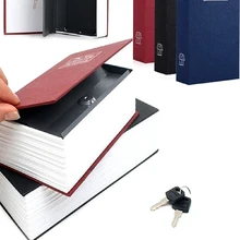Dictionary Safe Box Secret Hidden Security Safe Key Lock Cash Money Jewellery Locker Storage Box Insurance Box Case metal steel storage safe box dictionary secret book piggy bank money secret security locker cash jewellery with key lock