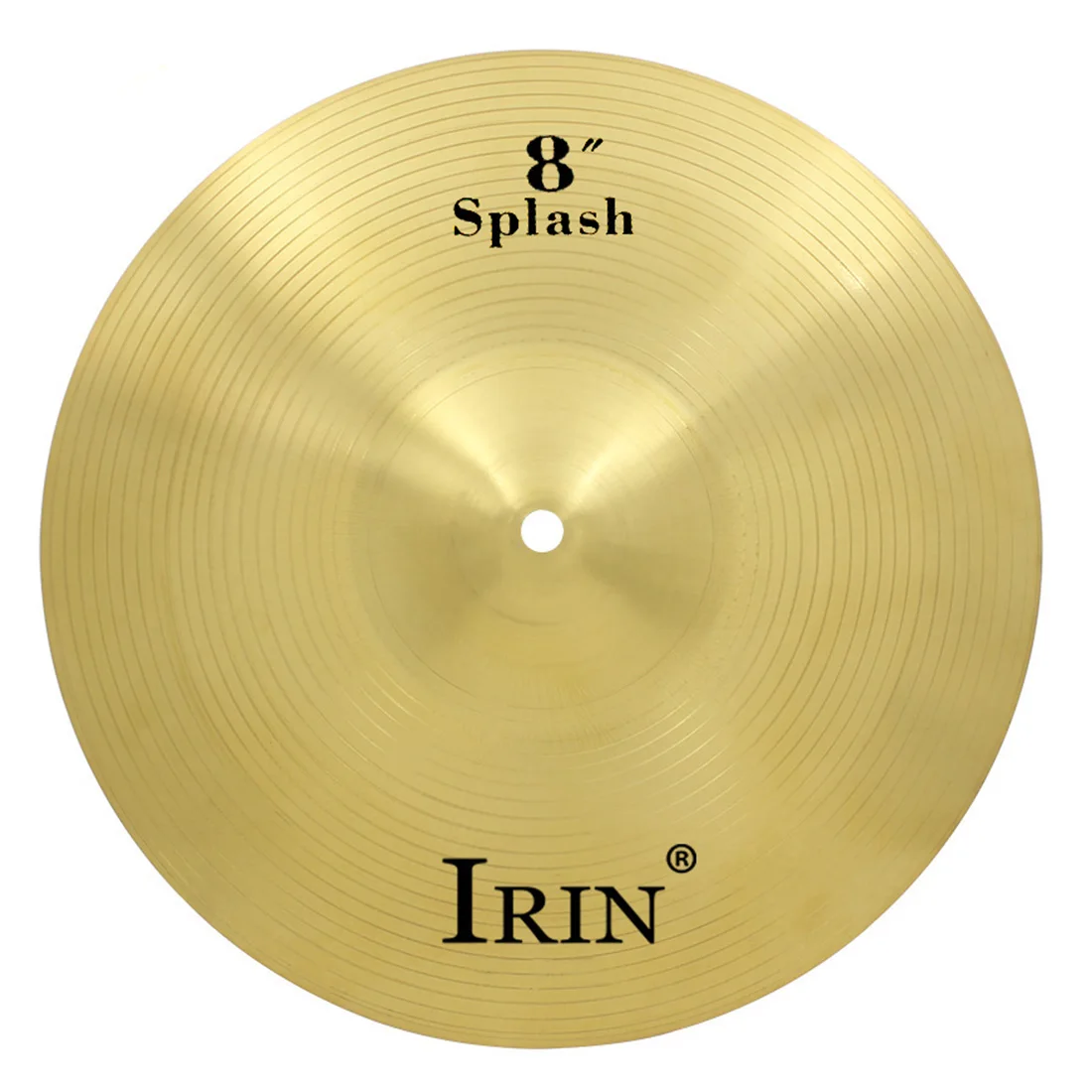 

IRIN Copper Alloy Crash Cymbal Drum Set Durable Brass Alloy Cymbal For Percussion Instruments Players Beginners 8 inch