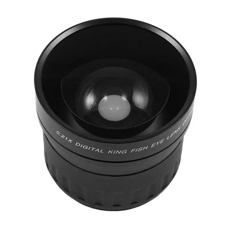 52 мм 0.21X Рыбий глаз широкоугольный макрообъектив для Nikon Canon цифровой DSLR