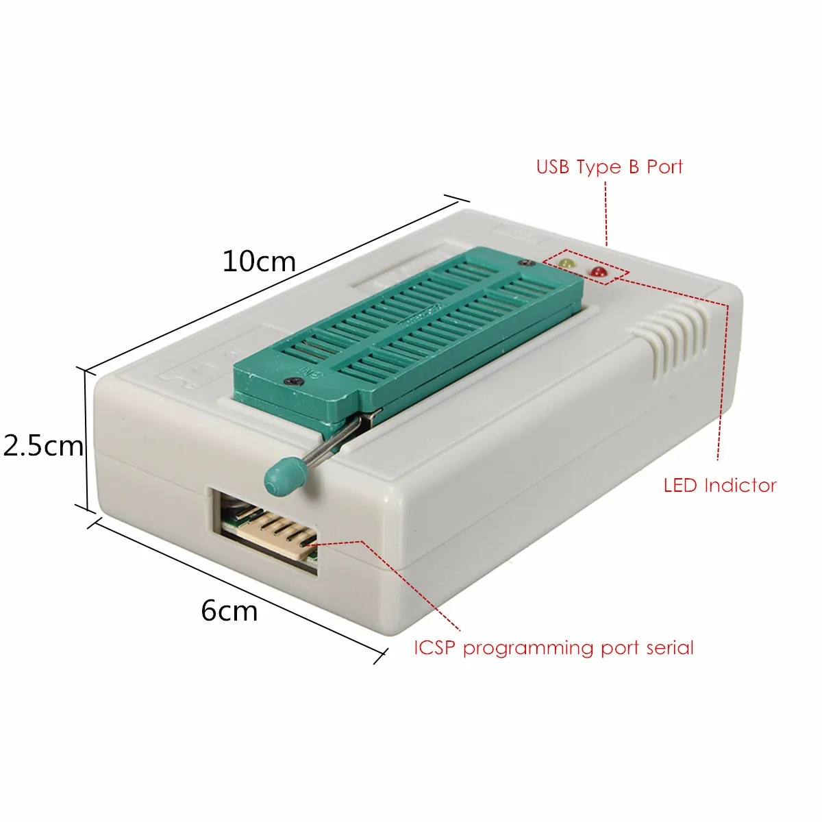 Más nuevo TL866A/TL866II Plus programador Universal USB + 10 artículos adaptadores IC alta velocidad TL866CS Manual en inglés - 5