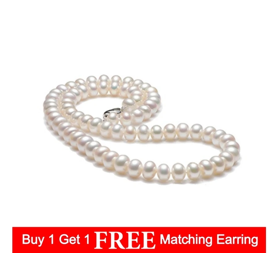

Lii Ji Natural White Freshwater Pearl 925 Sterling Silver Necklace 18