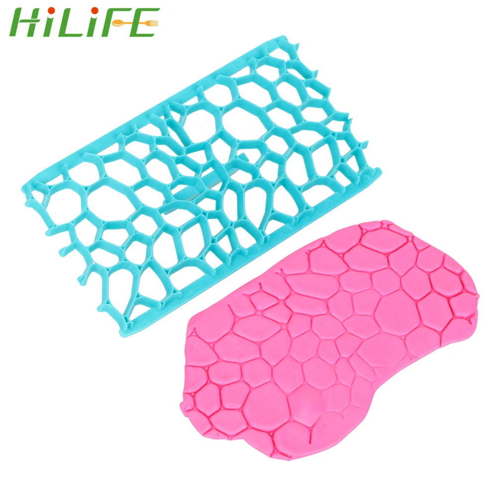 

HILIFE Plastic Fondant Cake Mold Sugarcraft Baking Moulds DIY Cake Decorating Tools Biscuit Cookies Cutter Embosser
