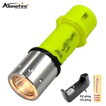 AloneFire DV02 портативный фонарик для дайвинга светодиодный светильник ing подводный дайвер фонарь для дайвинга водонепроницаемый светильник-вспышка