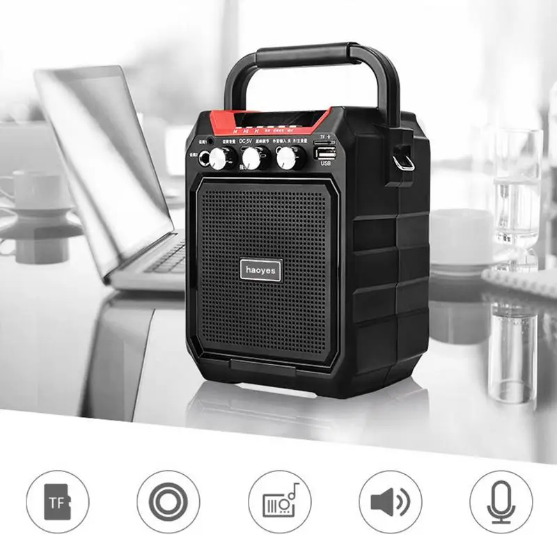 K99 Wireless Portable Bluetooth Speaker Subwoofer Mobile Outdoor USB