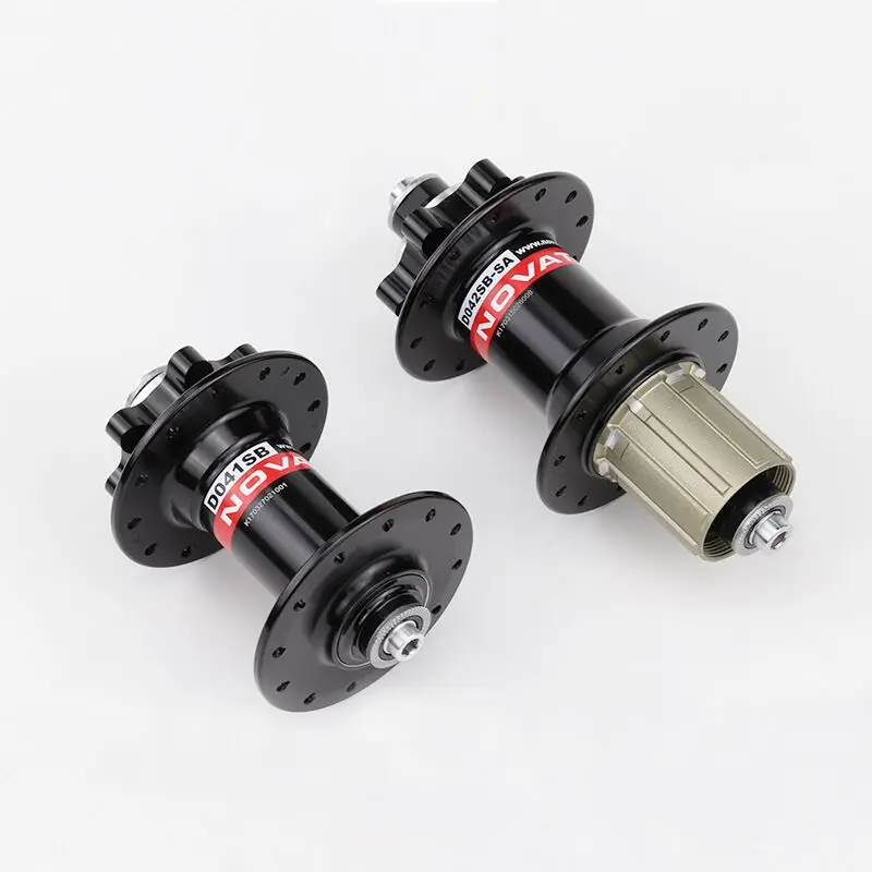 NOVATEC D041SB D042SB Bicycle Hubs 32/36 Hole 6 Colors Aluminum Alloy