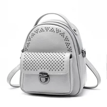Witfox Shoulder Bag Mini Messenger Bag Multifunction Women Rivet Students College Style Transparent Luxury Messenger Bags