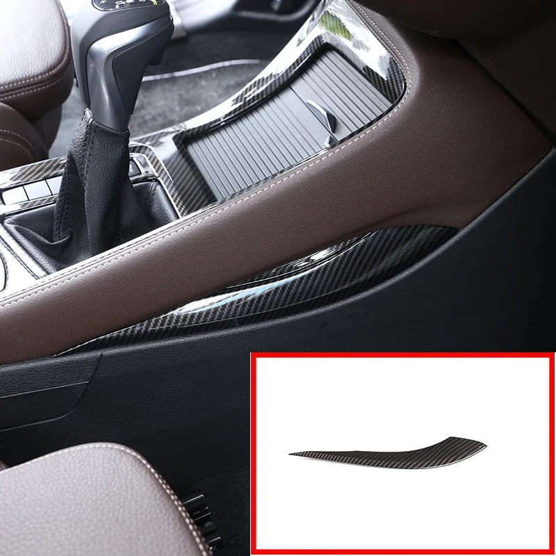 1 шт. для BMW X1 F48 2016-2018 X2 F47 2018 углеродное волокно ABS центральная консоль
