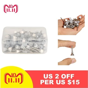 

Pro 100pcs Soft Nylon Brush Dental Brush Polishing Brush Teeth Polished Whitening Polished Soft Brush Dental Tools