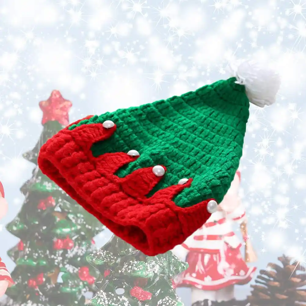 Newborn Christmas Hat Crochet Newborn Baby Hat PHOTO PROP Newborn Ornament Hat Baby Christmas Hat