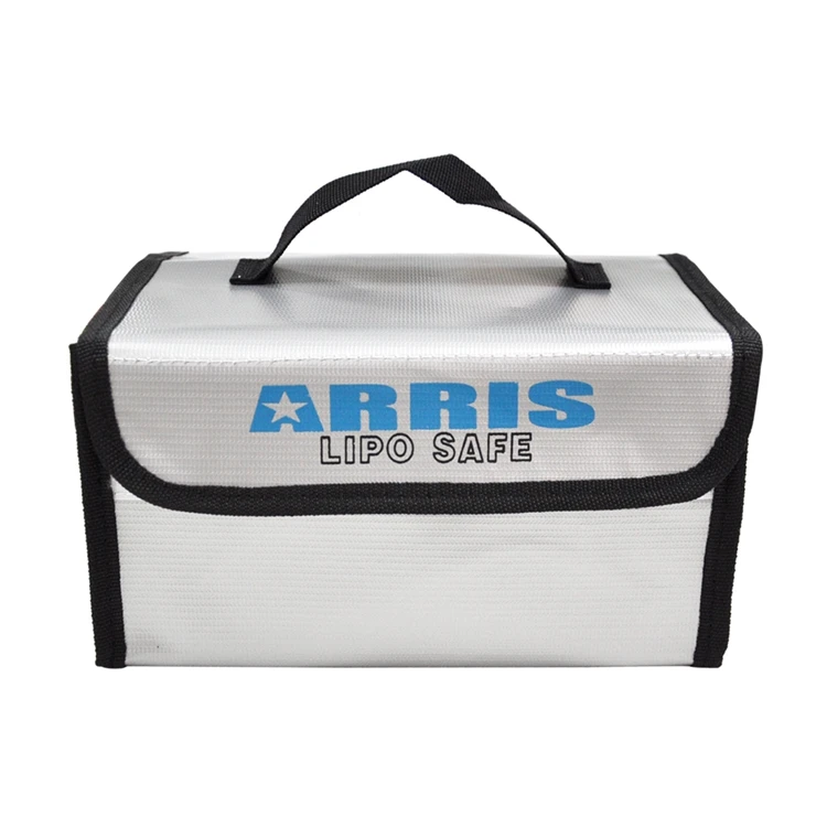 

LEORY LiPo Battery Bag Fireproof 215*155*115mm for Safety Charging Storage & Travel Portable with Handbag Box Safe