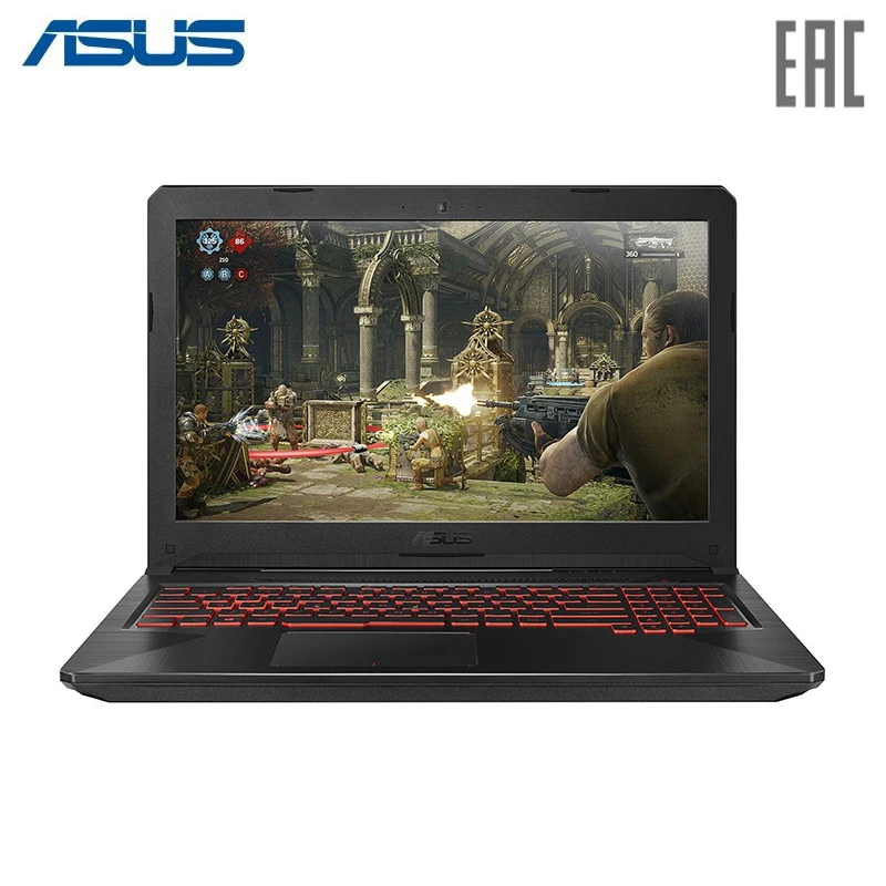 Ноутбук ASUS ROG FX504GD Intel i7 8750H/16Gb/1Tb/No ODD/15.6&quot FHD IPS/NV GeForce GTX 1050 4Gb GDDR5/Camera/Wi Fi/No OS/Metal (90NR00J3