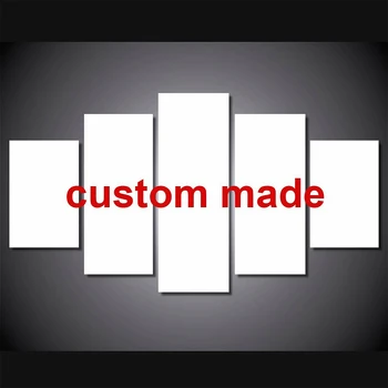 

5 Piece Custom Canvas Wall Art Pictures for Living Room Drop Shipping Wholesale Customized Modular Canvas Painting Wall Decor