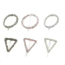 6 шт. шпильки для волос треугольная круглая шпилька для волос из сплава металлов заколка для волос заколка для женщин и девушек