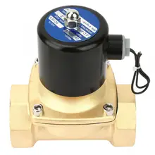 DN50 латунь нормально закрытый электромагнитный клапан для воды нефть и газ DC24V Электрический магнитный клапан