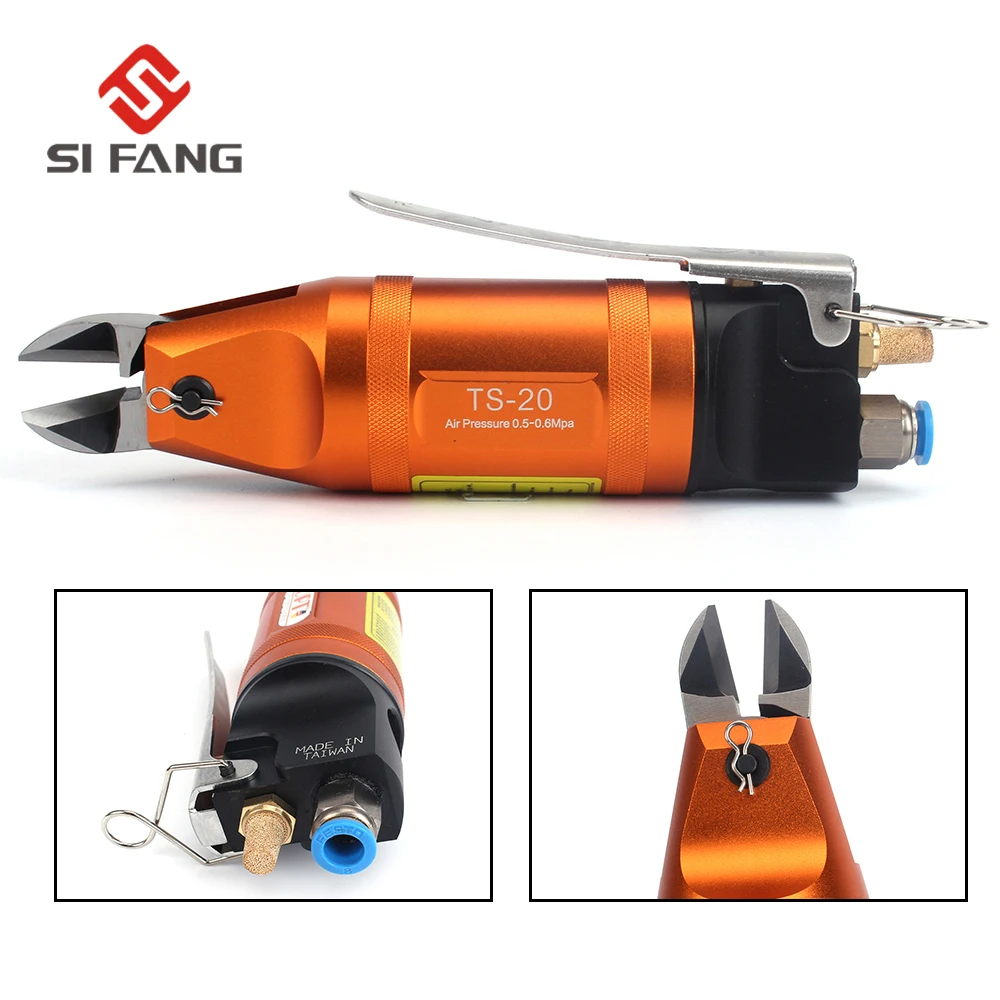 190MM Hight Quality Air Pneumatic Nipper Power Metal Shear Cutter Scissor Cutting Wire Air Shear Cutter Tool 1.3~3.3mm Dia