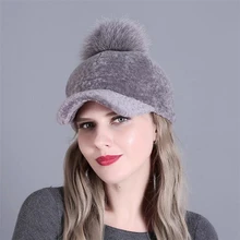 IANLAN зимняя женская остроконечная Кепка s шапки с лисьим мехом Pom повседневные женские шапки из овечьей шерсти с подкладкой из хлопка IL00341