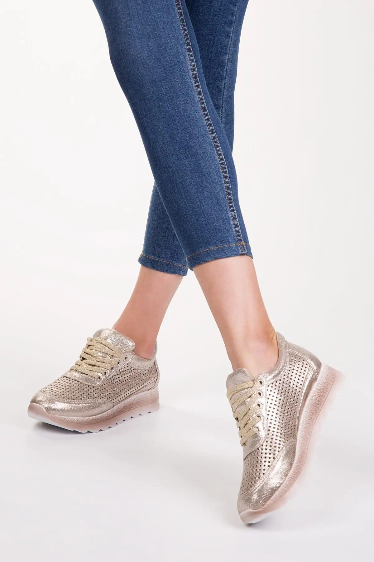 

Soho Gold Women Sneaker 13009