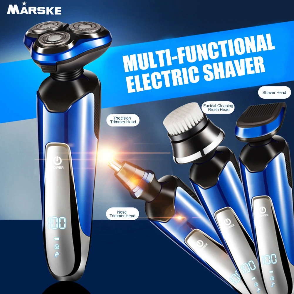 

Hot Professional 4 in 1 Beard Trimmer Electric Shaver Beard Trimmer For Men EU Plug 100-240V